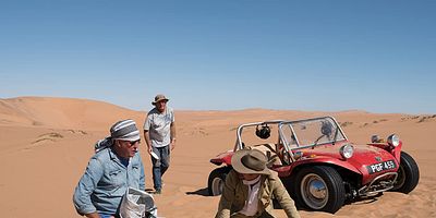 Cartel de Tres hombres, tres buggys. Parte 1