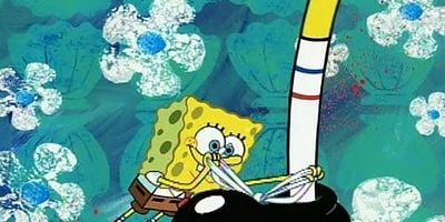 Cartel de Tus cordones están desatados/El día libre de Calamardo