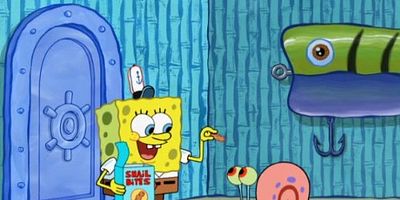 Cartel de Delicias/ ¿Para comer aquí o para llevar?