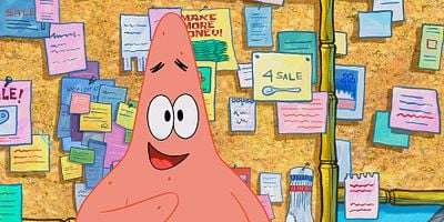 Cartel de Sandy's Nutmare/Bulletin Board