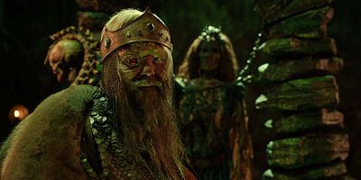 Cartel de El lago rojo