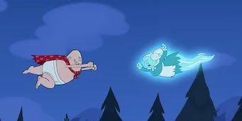 Cartel de El Capitán Calzoncillos y la lúgubre locura del Leviatavo