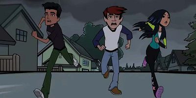 Cartel de El ninja y el fantasma