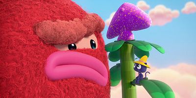 Cartel de El gato y los pececitos mágicos