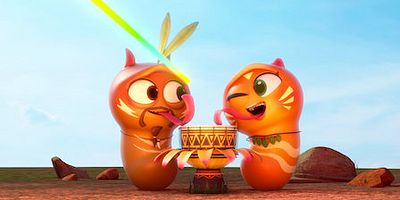 Cartel de Los padres de Mango