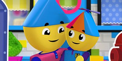 Cartel de La pijamada de Charlie / El hermanito de Charlie