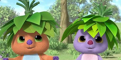 Cartel de Pingüinos en la roca inestable