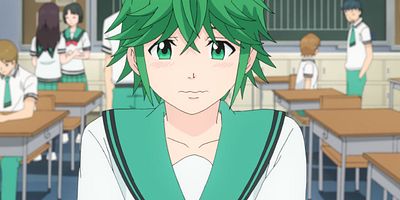 Cartel de ¡Aterrador! ¡Aparece una desastrosa alumna de intercambio!