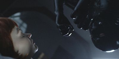 Cartel de Mujer de látex