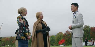 Cartel de Dos pájaros, un trono