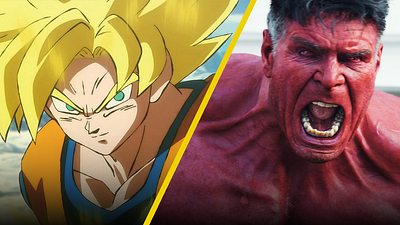 Así se vería Goku usando el escudo del Capitán América luchando contra Red Hulk noticias imagen