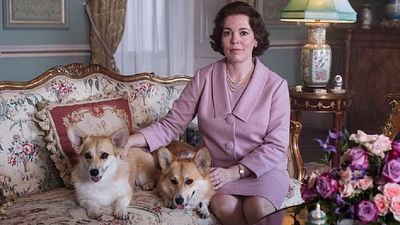 Así fue la tierna interacción del elenco de ‘’The Crown’ con perritos corgis noticias imagen