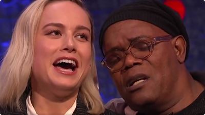 Brie Larson y Samuel L. Jackson cantaron a dueto 'Shallow'
