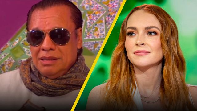 Lindsay Lohan se entrevista a sí misma y la comparan con Juan Gabriel