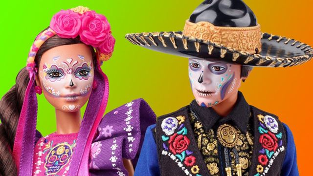 Así se ven Barbie y Ken celebrando el Día de Muertos en México