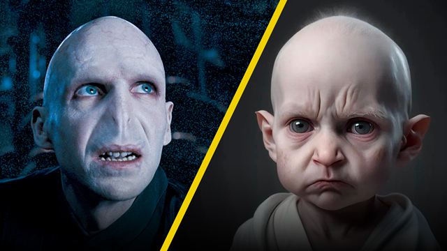 'Harry Potter': Inteligencia artificial muestra cómo se vería Voldemort y Dobby si fueran bebés