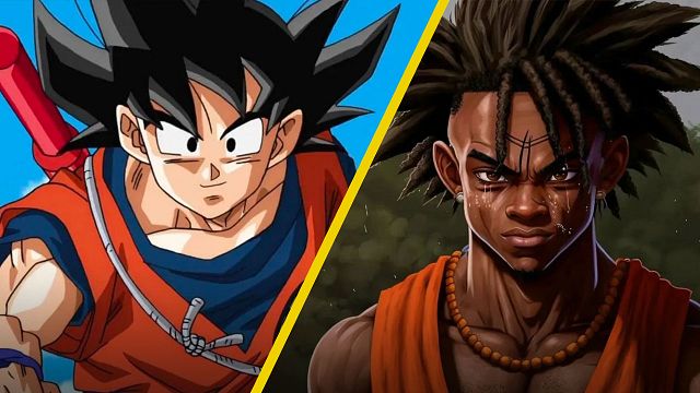 'Dragon Ball Z': Artista muestra cómo serían Goku y Harry Potter si fueran afroamericanos noticias imagen