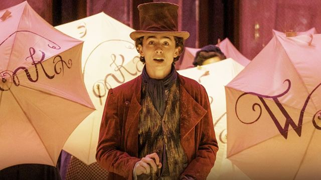 Revelan nueva imagen de Timothée Chalamet como Willy Wonka y fans reaccionan