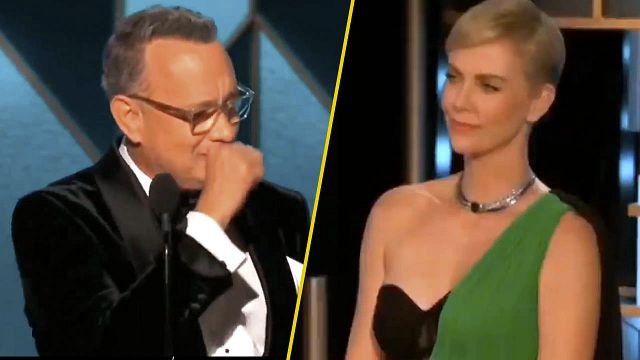 Golden Globes 2020: La conmovedora reacción de Charlize Theron ante Tom Hanks noticias imagen
