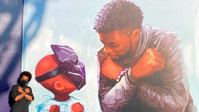 Disney estrena sorprenderte mural como homenaje a Chadwick Boseman noticias imagen