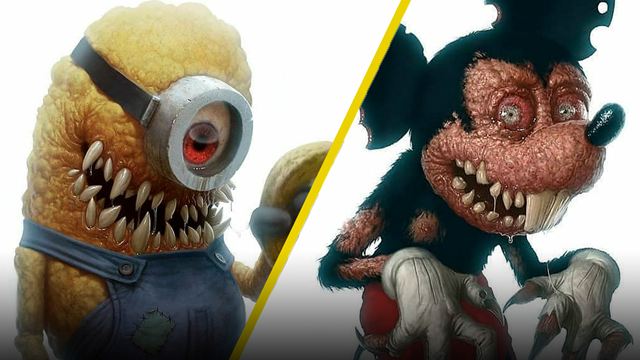 Las asquerosas versiones de los Minions, Grogu y otros personajes de tu infancia