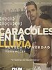 Cartel de Caracoles en la lluvia