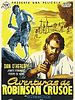 Cartel de Las aventuras de Robinson Crusoe