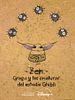 Cartel de Zen: Grogu y las criaturas del estudio Ghibli