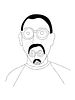 Cartel de Geoff McFetridge: Drawing a Life