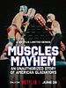 Cartel de Músculos y caos: Una versión no autorizada de gladiadores americanos