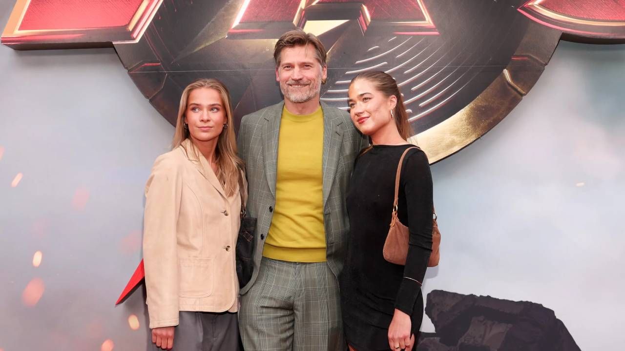 Nikolaj Coster-Waldau en la premiere de 'The Flash'