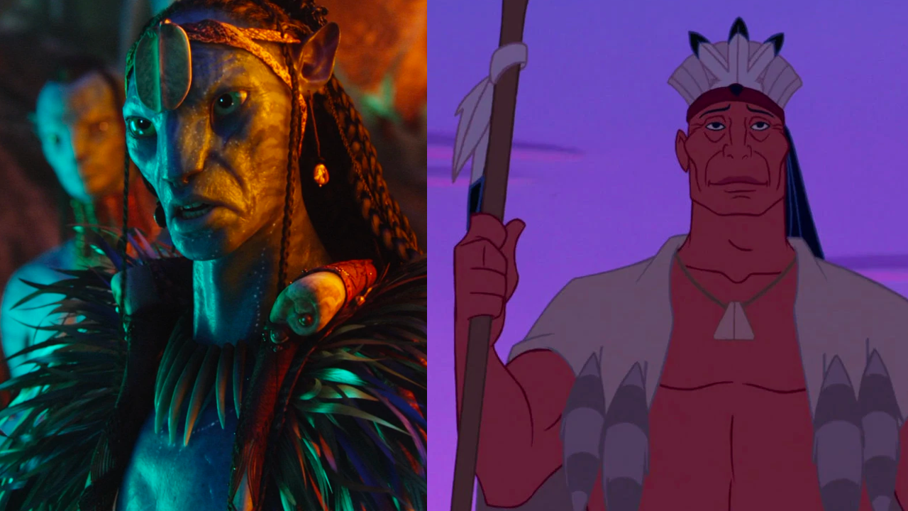 Ambos personajes portan vestuarios similares.