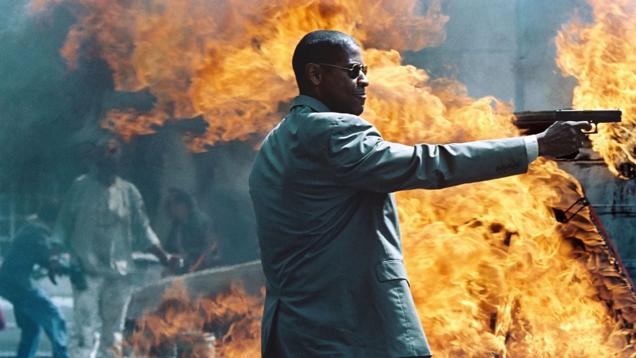 Denzel Washington en Hombre en llamas.