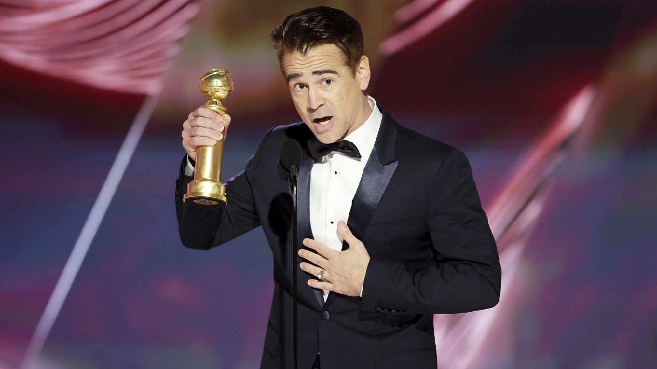 Colin Farrell recibió su segundo Globo de oro