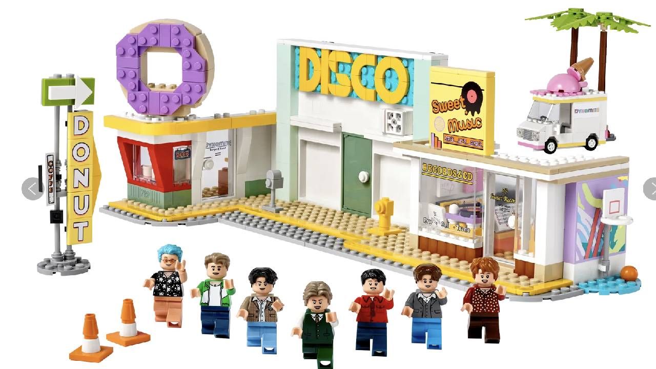 El primer vistazo al set LEGO BTS Dynamite