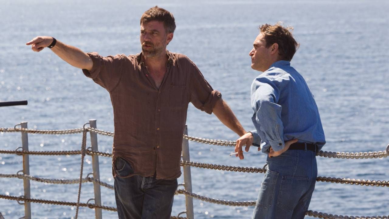 PTA dirigiendo a Joaquin Phoenix en 'The Master'