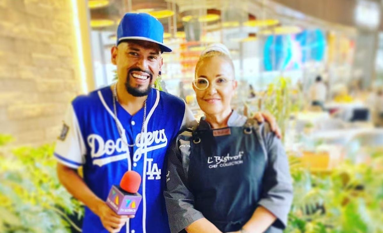 Alan Rangel y la Chef Betty.