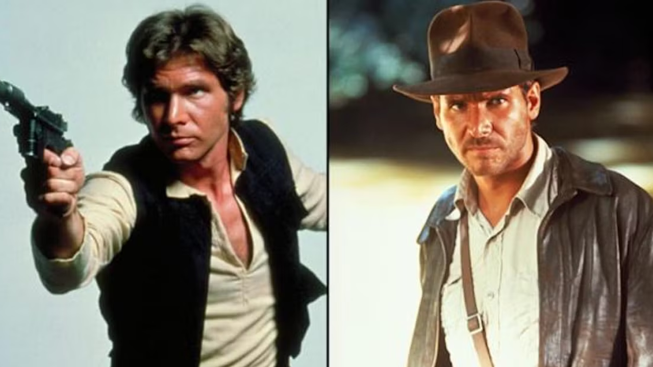 Harrison Ford en 'Star Wars' e 'Indiana Jones'.