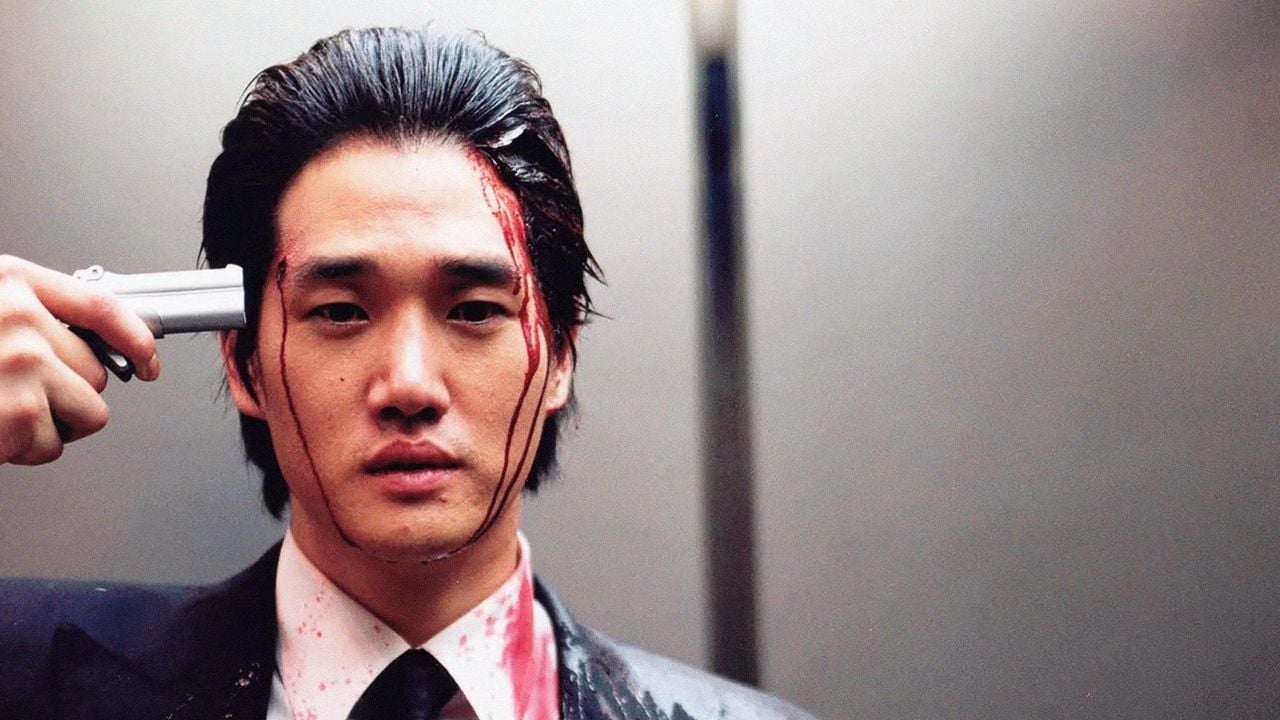 Escena de película Oldboy.