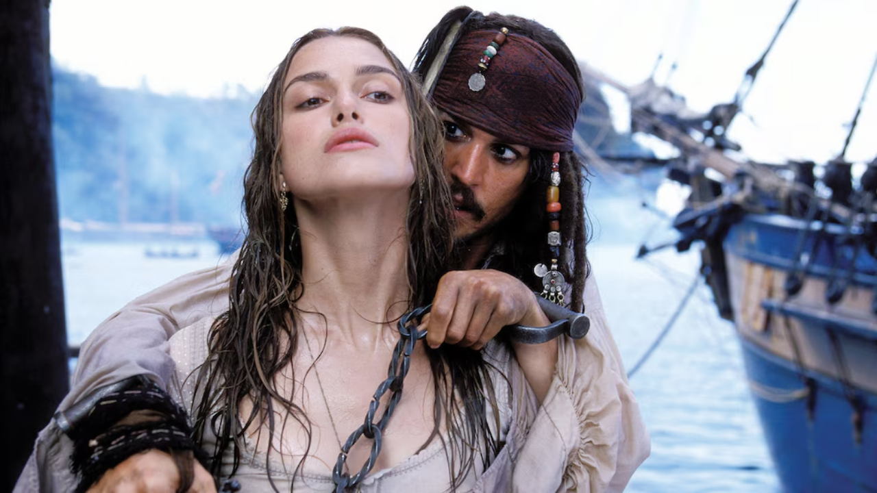 Keira Knightley  y Johnny Depp