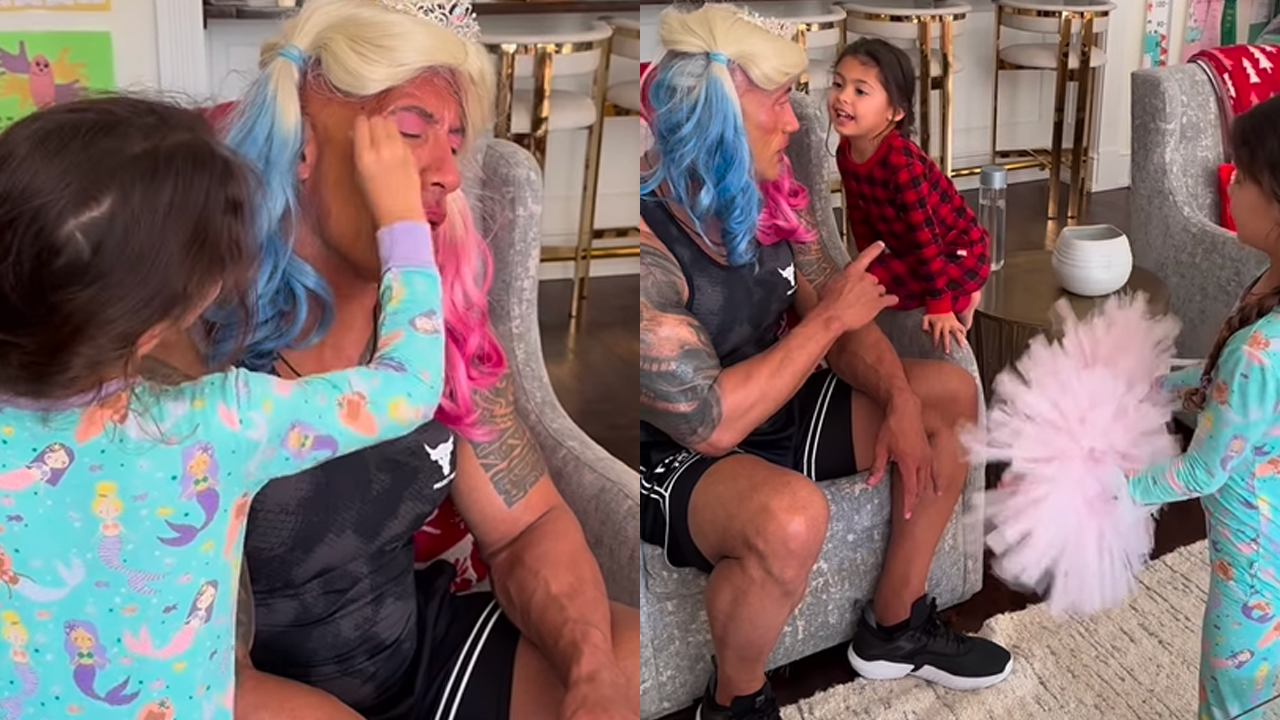 Dwayne Johnson suele compartir su vida familiar en su cuenta de Instagram.