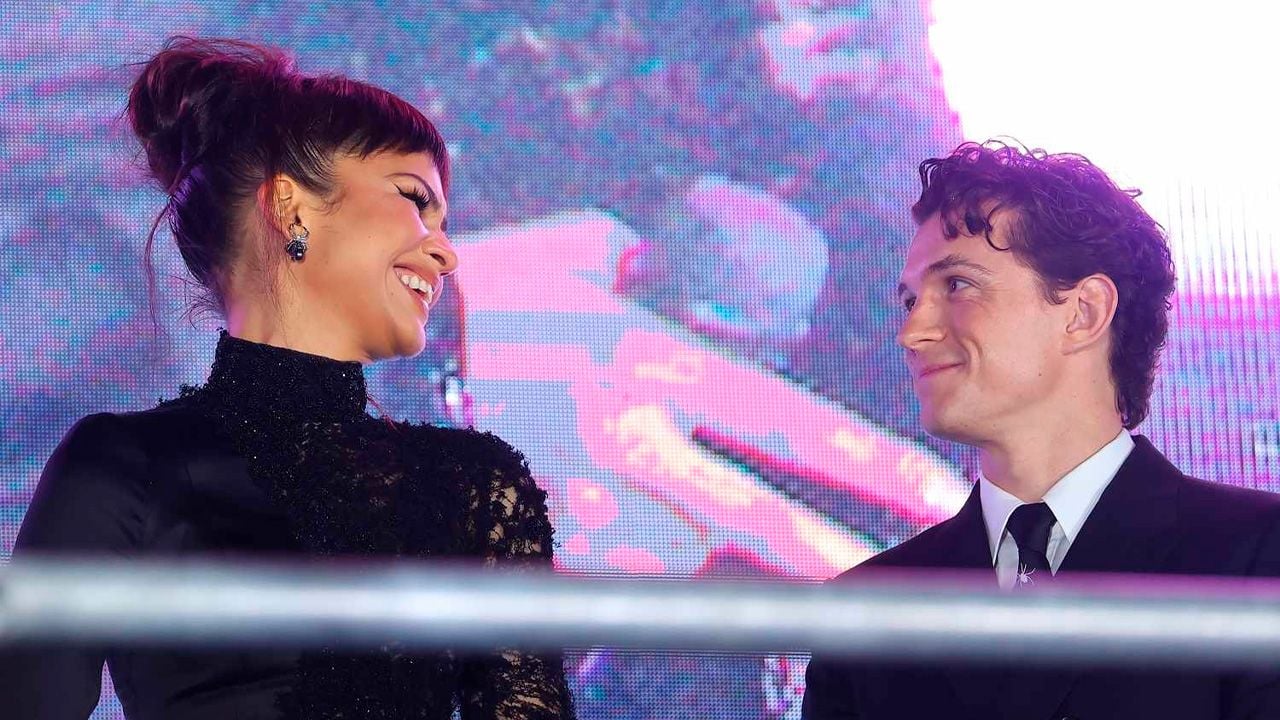 Tom Holland y Zendaya en la premier de CDMX