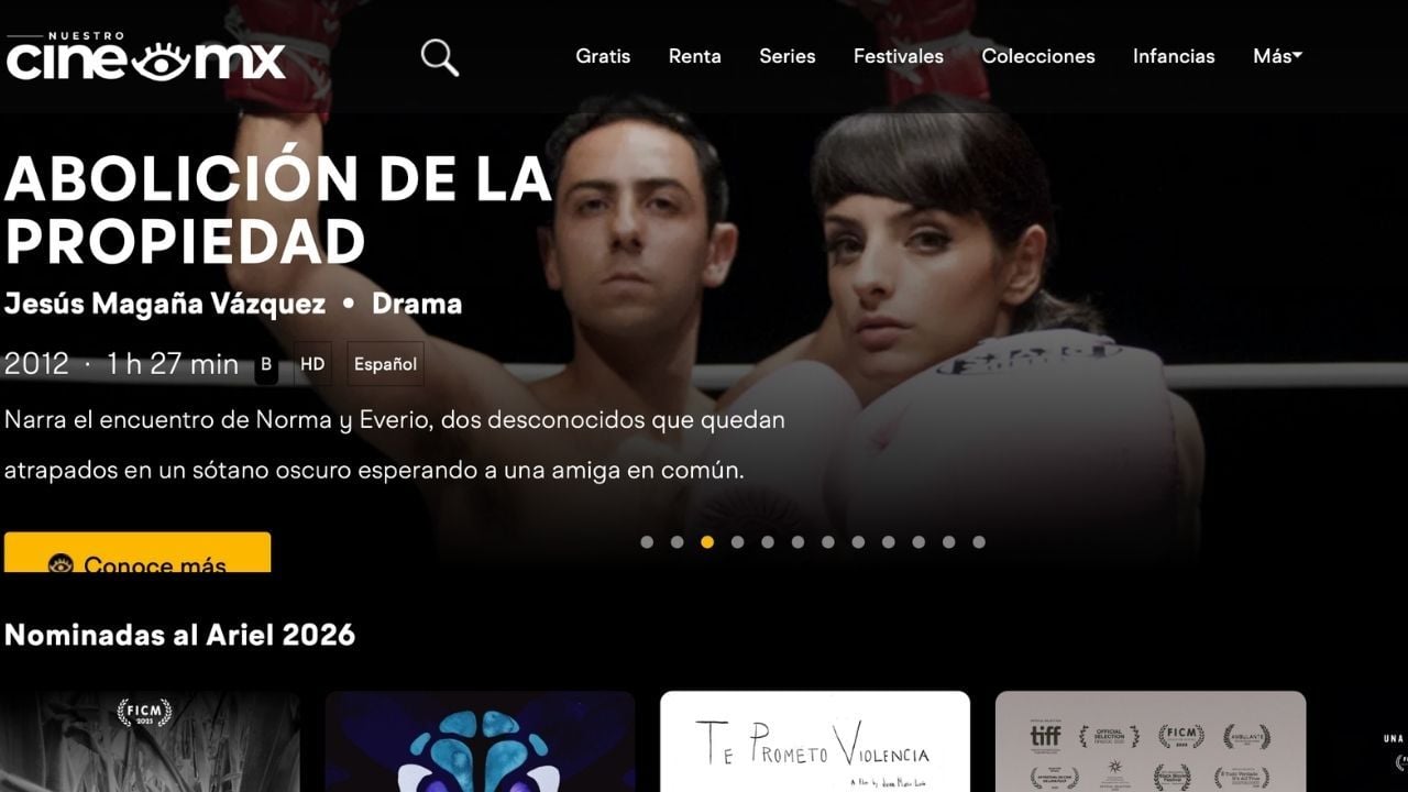 Plataforma de Streaming Cine MX