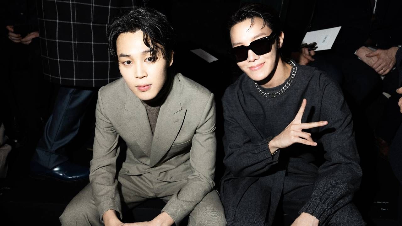 Jimin y J-Hope en el Paris Fashion Week 2023