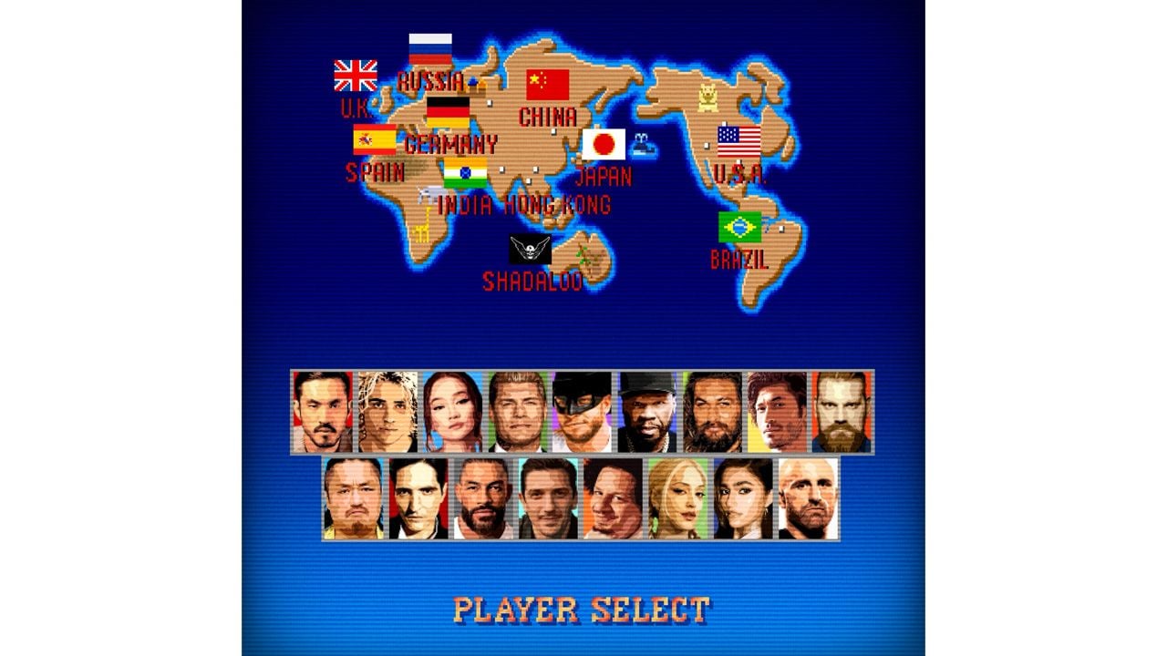 Primer póster de 'Street Fighter'