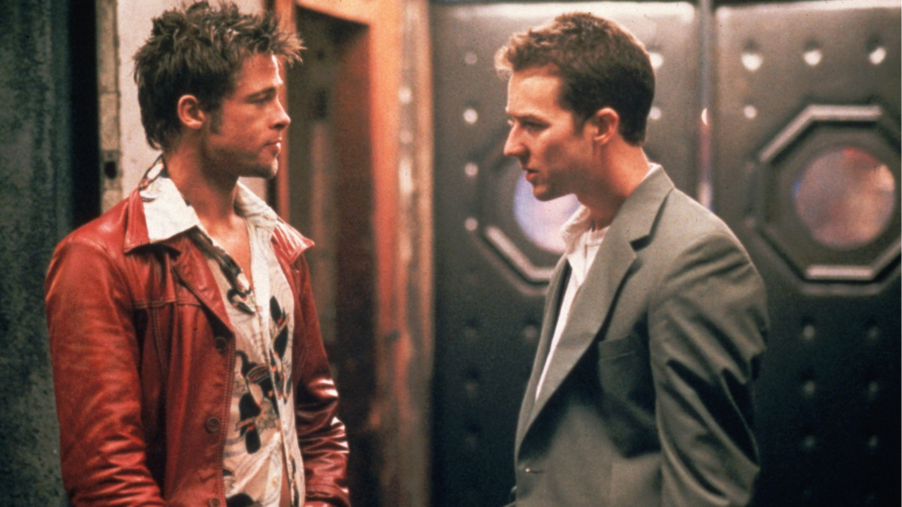 Brad Pitt y Edward Norton en 'El club de la pelea'.