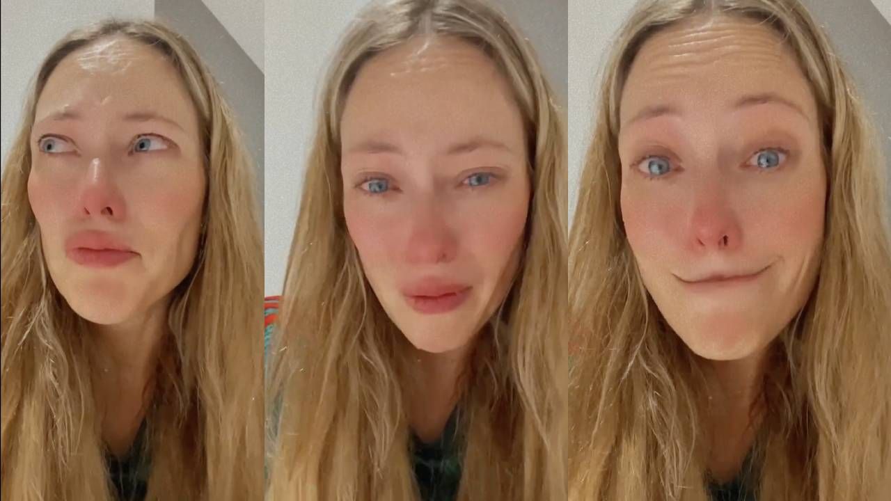 Se mostro dolida y en llanto