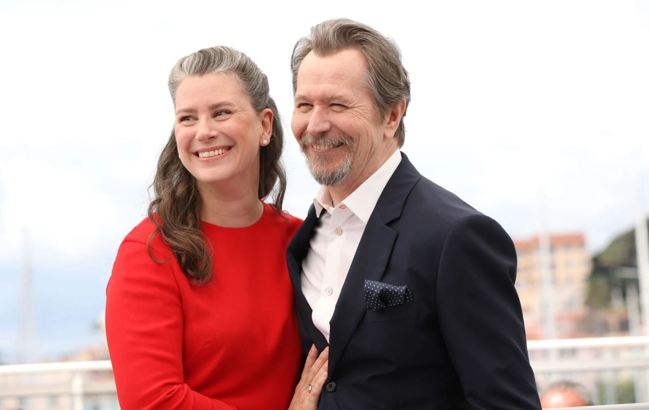 Gary Oldman y Gisele Schmidt.