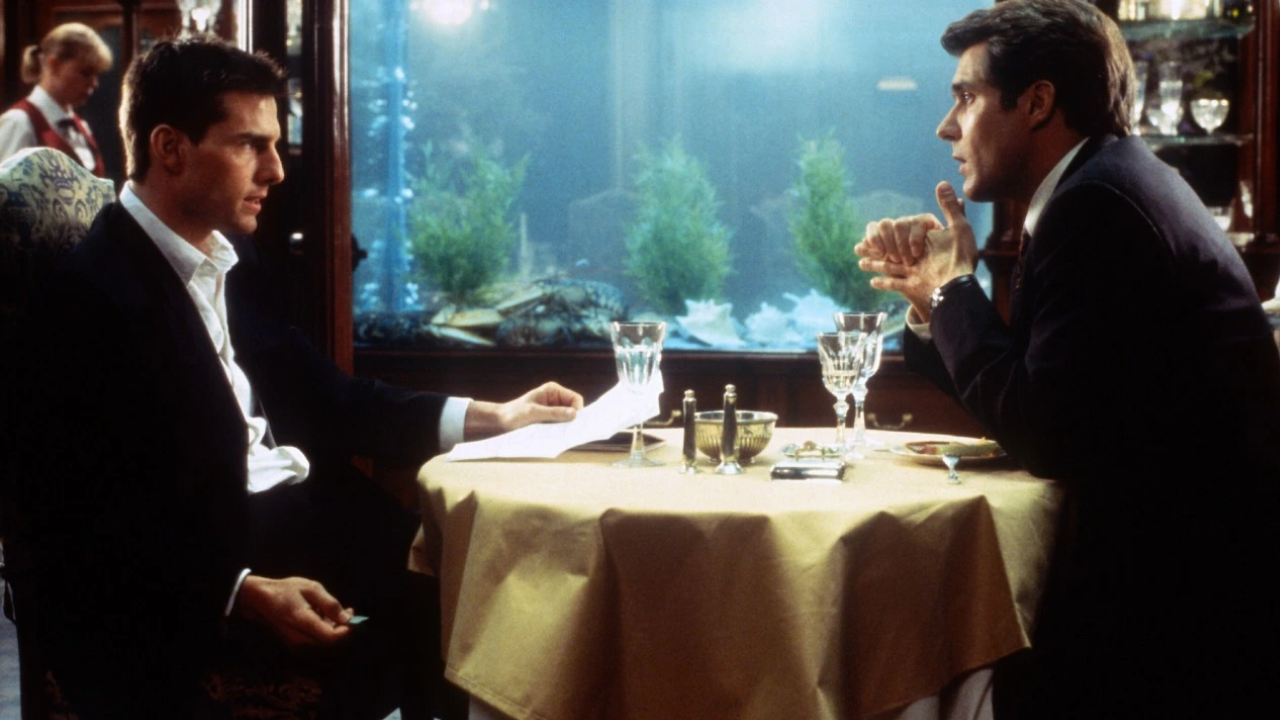 Tom Cruise y Henry Czerny en 'Misión Imposible' (1996).