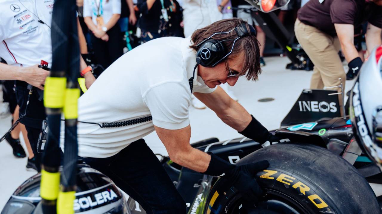 Tom Cruise en el Gran Premio de Miami 2023 Fórmula 1